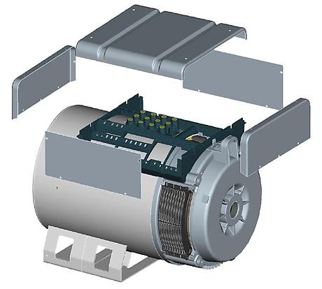 SPECIALLY ADAPTED TO APPLICATIONS The LSA 44.3 alternator is designed to be suitable for typical generator applications, such as: backup, marine applications, rental, telecommunications, etc.