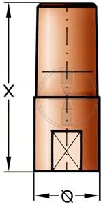 Punktschweißelektrode, gerade plan Konus Ø X Nummer estellnummer 1:10 = 8.9 12,5 25 Nr. 10 10020250-000 1:10 = 10 12,5 25 Nr. 10 10040250-000 1:10 = 12 12,5 34 Nr.