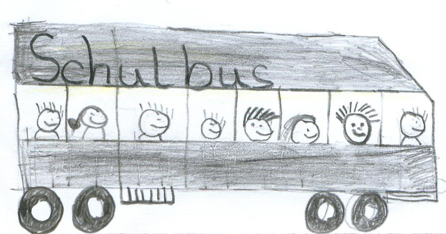 8. Im Schulbus Wenn du mit dem Bus nach Hause fährst, stellst du dich im Foyer auf. Du wartest dort auf die Lehrperson, die dich zur Bushaltestelle begleitet und bis zur Abfahrt beaufsichtigt.