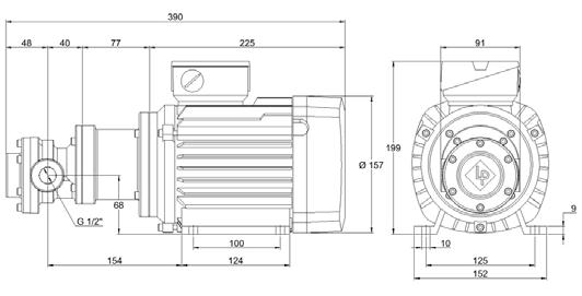 Elektro-Zahnradpumpen Baureihe FLM 219 FLM 219 (bar) 5 10 15 20 30 40 50 60 70 0,12 5 6,00 0,18 10 6,00 5,95 0,25 15 6,00 5,95 5,90 0,37 20 6,00 5,95 5,90 5,85 0,55 30 6,00 5,95 5,90 5,85 5,80 0,75