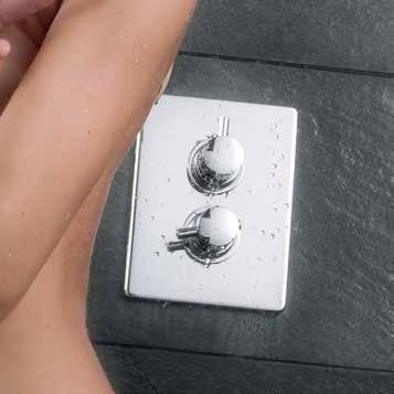 wurde um attraktive Thermostatarmaturen für mehr Sicherheit und Komfort unter der Dusche