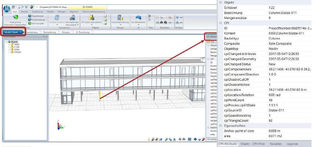 Forschungsprojekt RIB itwo (5D) Bauteilzuordnung Goger,