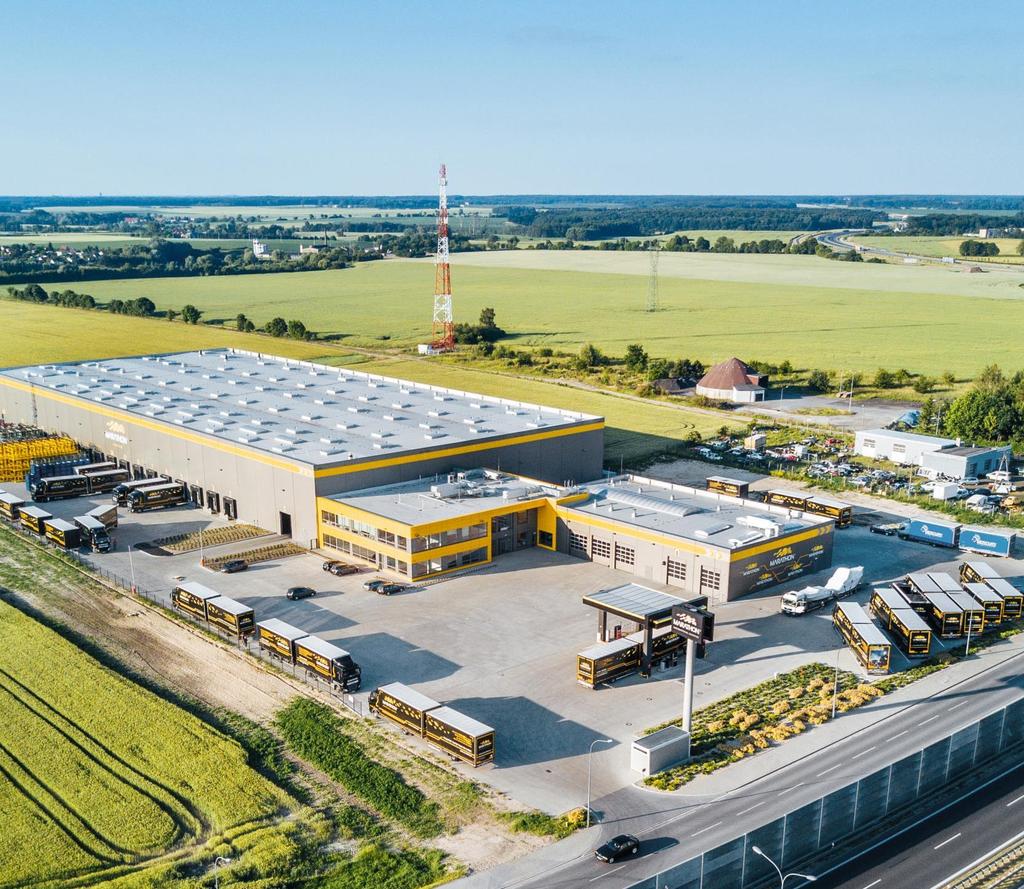 LOGISTIKZENTRUM MARATHON CARGO HUB Das Objekt mit einer Gesamtfläche von 60.000 m² liegt sehr verkehrsgünstig an der Kreuzung der Autobahn A2 und der Schnellstraße S5.