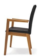Beinfreiheit und eine ELFENBEIN ALABASTER Polster / Stoff Softness: flexiblere Anordnung der Stühle.