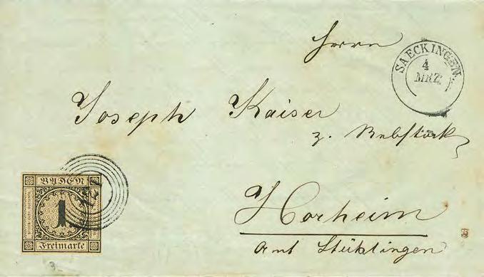 14 Ausgaben 1851 1858 14P 1 Kr. a.