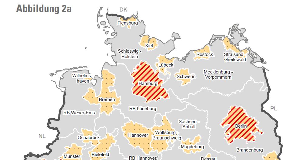 Kreises: beeinflusst durch Hansestadt Lübeck und Umland - Östliche Teile des Kreises: ländlich geprägt Vom demografischen