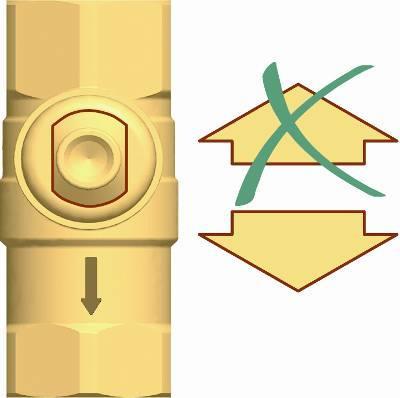 Funktion Schwerkraftbremse Die Kugelhähne (A) und (J) im Primärkreis sind mit einer Schwerkraftbremse