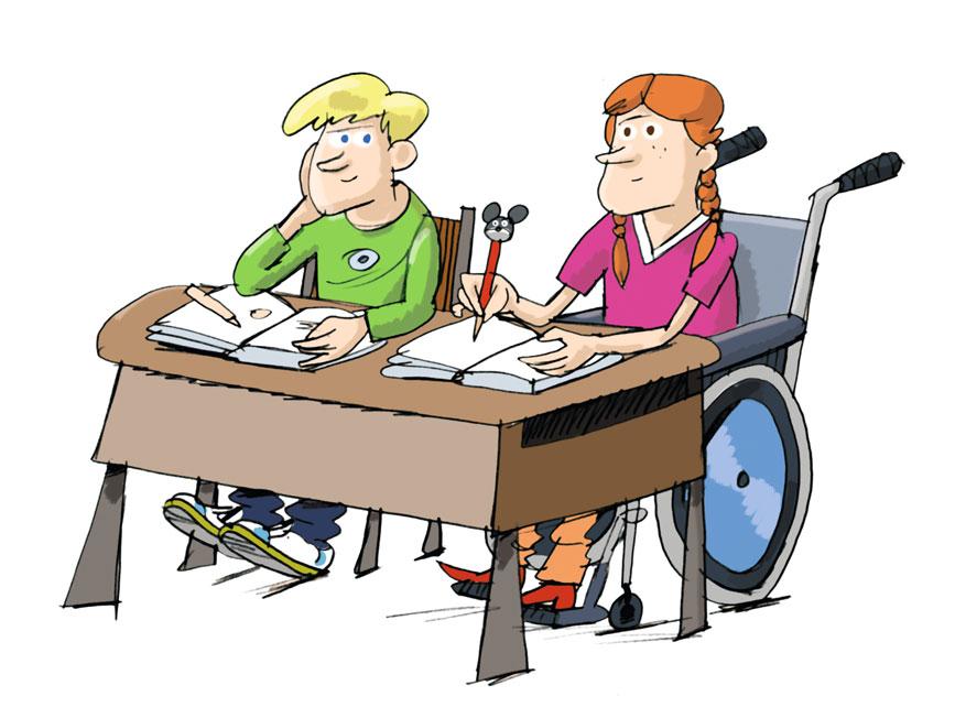 9 in Zukunft gibt es Sonderschulen und Heime, in denen Schülerinnen und Schüler mit Behinderungen spezifisch gefördert werden.
