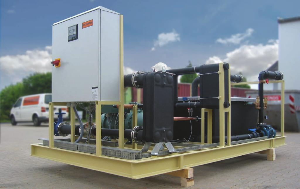 Kompressor-Kühlanlagen Für den mittleren und hohen Leistungsbereich.