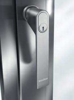 Handles Schüco 5 Perfect function Perfekte Funktion Schüco handles combine an impressive design with user-friendly technology for building automation and security.