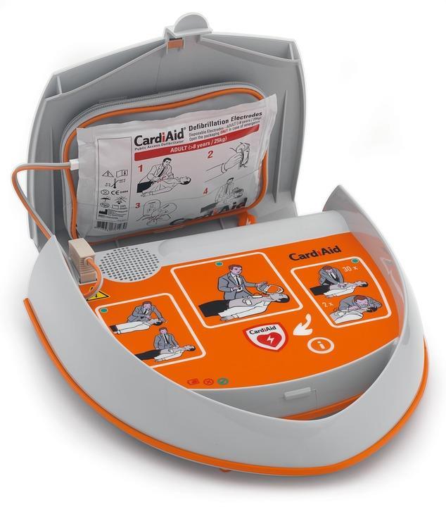 Automatischer Externer Defibrillator (AED) Kammerflimmern führt unbehandelt innerhalb kürzester Zeit zum Tod.