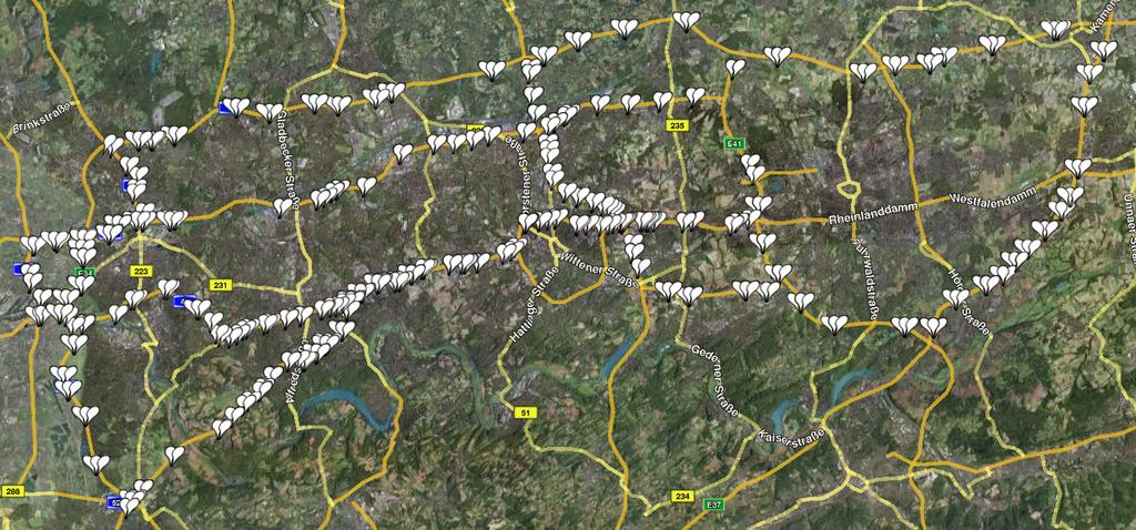 Straßennetze I Daten: Sensoren messen Verkehrsfluss und Verkehrsdichte Verstehen und