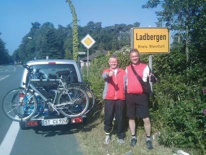 Deutschlandtour: Johannes Rott und Detlev Becker 07.06.2009-13:40:59h Etappe 1 25 in nur 6 Tagen geschafft! Ab Dienstag, den 02.