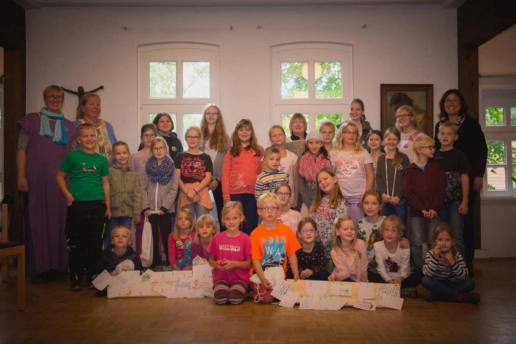 Kinderkirchentag 2017 in Worpswede 170 Personen waren am 09.09.2017 mit unterwegs auf der Spurensuche zu Martin Luther in Worpswede.