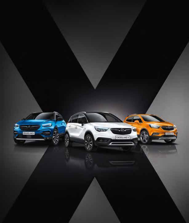 Die X-Familie von Opel SUV-FEELING FÜR ESCHENBACH. Grandland X. Crossland X. Mokka X.