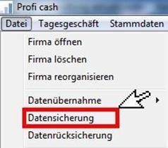 1. Anmeldung Melden Sie sich in der wie gewohnt an. Danach führen Sie bitte die nachfolgenden Änderungen in der durch. 2.