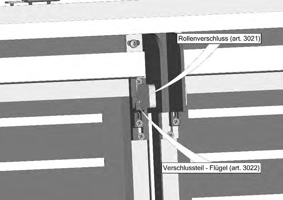 16.1 Den Verschlussteil mit einem Schraubendreher lockern (Bild 16.2) und die rot markierten Teile (Bild 16.