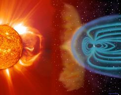 Sonnenwind Entweichen von Koronamaterie Kontinuierlicher Teilchenstrom aus p, e -, α Schnelle Komponente: ~750 km/s, langsame: ~400 km/s Verlustrate: 10 35 10 36 Teilchen/s 10 15 10