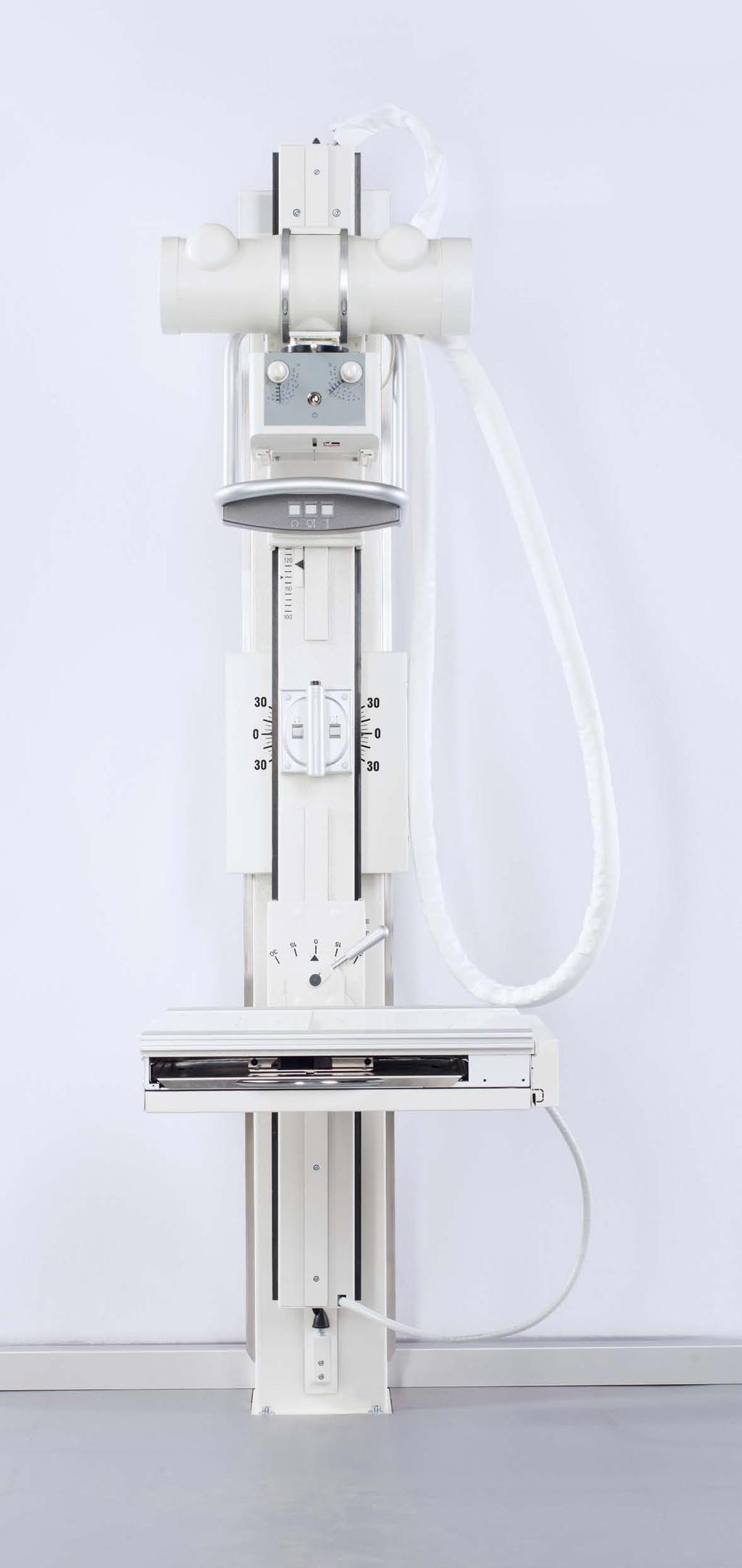 Das Universal- Röntgengerät Das Cosmos2 ermöglicht Aufnahmen am stehenden und sitzenden Patienten sowie mit dem optionalen Patientenlagerungstisch auch am