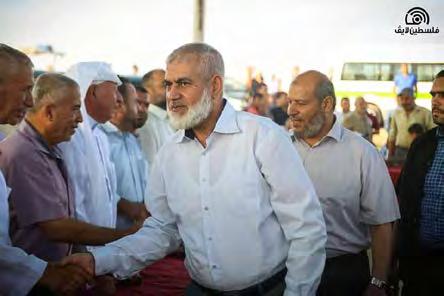 In seiner Rede sagte Fathi Hamad, dass die Ereignisse der "Prozession der großen Rückkehr" mehrere Ziele erreicht haben, einschließlich der Vereinigung des palästinensischen Volkes und der Rückkehr