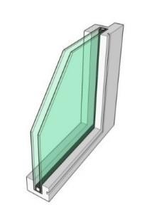 (Referenzanlagentechnik wie 2009 mit Optimierungen) 3fach-Wärmedämmglas d Dämm = 25 30 cm