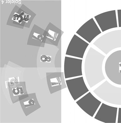 Multitouch-Spiele zur Vermittlung fundamentaler Ideen in der Informatik Abb. 1: Kreishierarchie Abb. 2: Finaler Prototyp Die Hierarchieebenen werden in Kreisformen dargestellt.