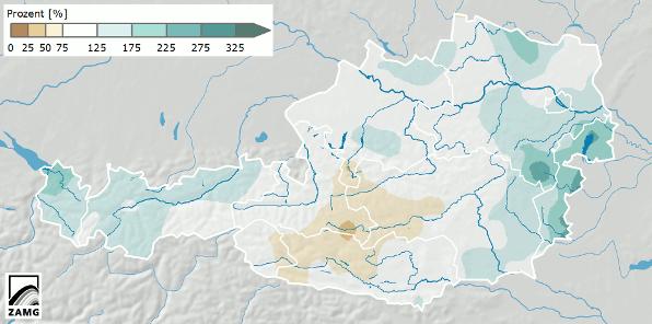 Jahresbericht Luftgütemessungen Umweltbundesamt 2014 Meteorologische Messungen Im Gebiet nördlich des Alpenhauptkamms war es sehr trocken, zwischen Salzburg und dem Nordburgenland fiel zumeist etwa