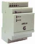 Netzteile für die Gebäudeautomation Netzteile für die Gebäudeautomation Typ AMR1 AMR2 AMR3 AMR4 AMR5 Watt / Ampere 10 W / 420 ma 24 W / 1 A 36 W / 1,5 A 60 W / 2,5 A 100 W / 4,2 A