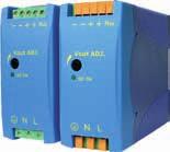 Netzteile für die Industrie 1-phasig Netzteile für die Industrieautomation Typ DRA05-24 DRA10-24 DRA18-24 DRAN30-24 DRAN60-24 Watt / Ampere 5 W / 0,21 A 10 W / 0,42 A 18 W / 0,75 A 30 W / 1,25 A 60 W