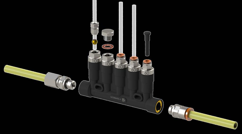 Das Schnellanschlusssystem für Rohrleitungen aus Kunststoff oder Metall erleichtert eine sichere, schnelle, leckagefreie und kostengünstige Leitungsmontage.