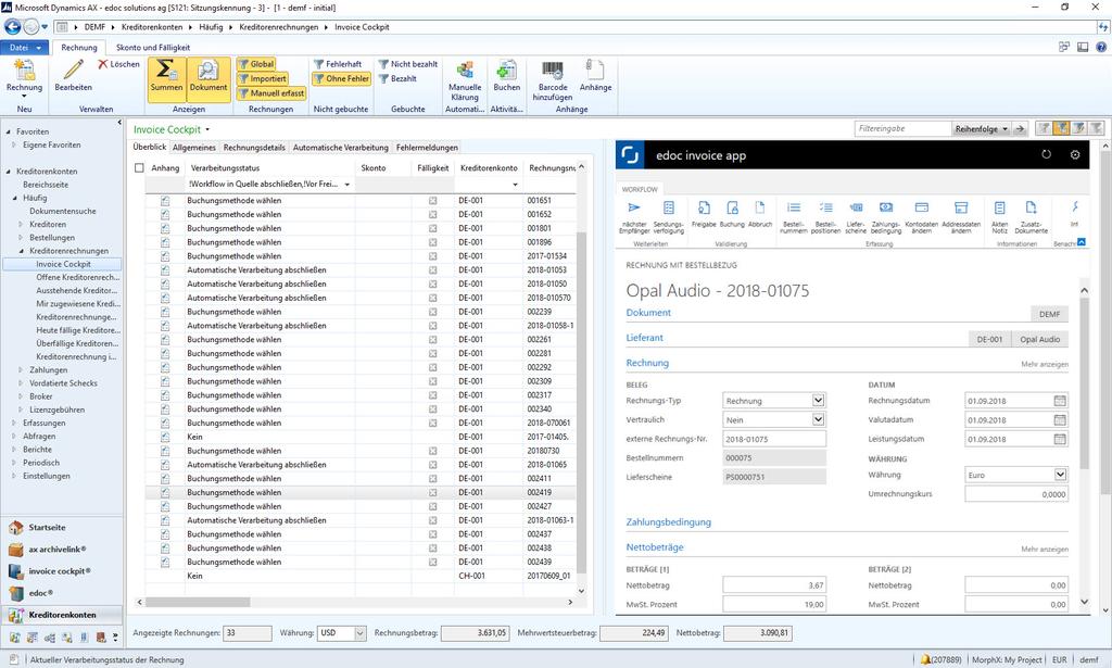 Optionale standardisierte Best Practice Prozessschritte Die Lösung orientiert sich durchgängig an einem Best Practice Ansatz, abgeleitet aus einer Vielzahl erfolgreich umgesetzter Workflow-Projekte