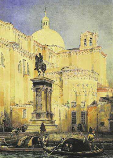 Die besondere Lage der Serenissima, die Pracht der Paläste, Gondeln und Kanäle sowie nicht zuletzt das besondere Licht zogen viele Künstler nach Venedig.