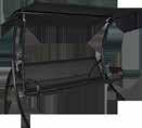 vorverzinktes und pulverbeschichtetes Stahlrohrgestell angenehmer Sitzkomfort auch ohne Kissen dank moderner Bespannung komplett vormontierter Sitz aus witterungsbeständigem und lichtechtem Primetex