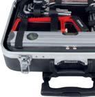 Kunststoff-Werkzeugkoffer Nennaufnahme 250 W Schwingungen 11000-20000 1/m Kabel mit Stecker 5 m Gewicht 1,4 kg Maße (BxLxH)