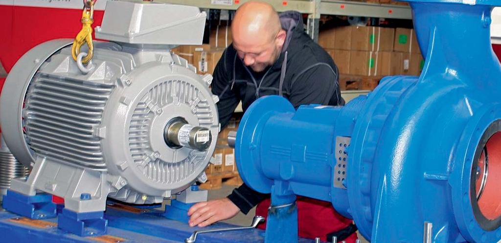 Beim notwendigen Austausch von Pumpen, die das Kühlsystem antreiben, riet man dem Auftraggeber, einem namhafter Hersteller von Flüssiggasen, zum Einsatz von energieeffizienten Pumpen und Motoren.