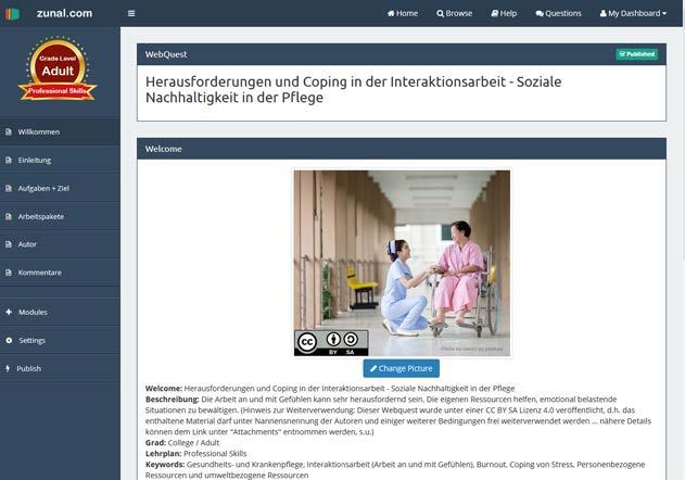 Unsere Learning-Unit online http://zunal.