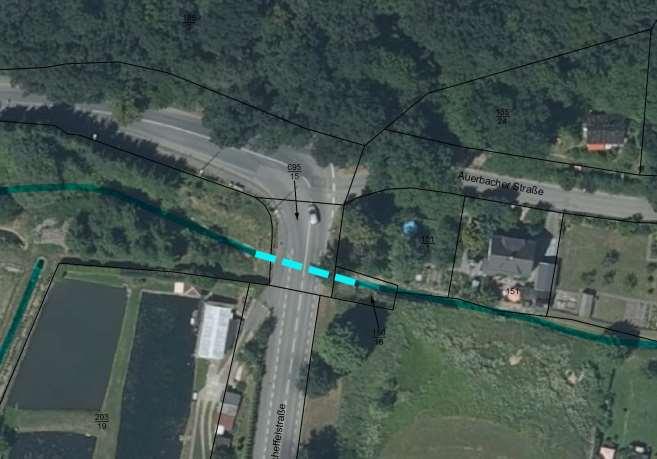 Sanierungen / Pflege / Investitionen 2015 Ersatzneubau Brücke Scheffelstraße über den Auerbacher Bach Bauzeit ca.