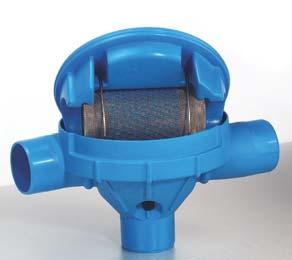 3P Sinusfilter Art.-Nr. 1000200 Preis 249,00 Regenwasserfilter ohne Höhenversatz für den Einbau in Regenwasserspeicher aus Kunststoff oder Beton.