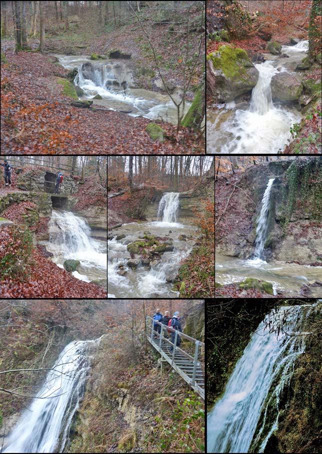 Die Wasserfälle im Meilemer Tobel sind so einzigartig wie facettenreich: