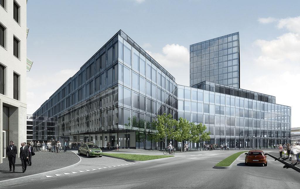 Projekt Richti Repräsentativer Hauptsitz für Allianz Suisse Bürogebäude und Bürohochhaus Allianz Wiel Arets Architects ~ 1600