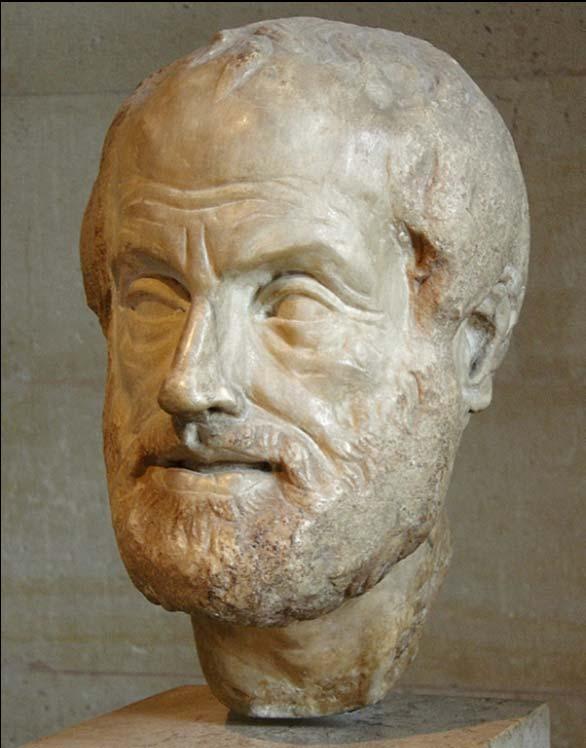 Aristoteles (384-322 v. Chr.) Aristoteles gehört zu den einflussreichsten Philosophen der griechischen Antike. Er studierte 20 Jahre an Platons Akademie, zuerst als Student, dann auch als Lehrer.