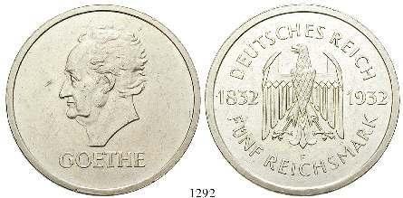 winz. Rdf., vz-st 240,- 1281 5 Reichsmark 1930, F. Rheinlandräumung. J.346. Vs.