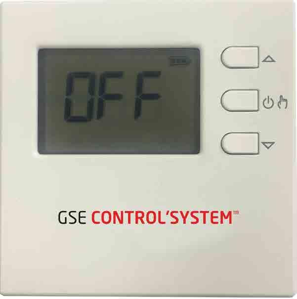 Verwendung Ihres Raumthermostats HEIZ-MODUS / KÜHL-MODUS Mithilfe Ihres Raumthermostats können Sie das GSE PAC SYSTEM so steuern, dass Ihrem Haus warme Luft (im Winter) oder kühle Luft (im Sommer)
