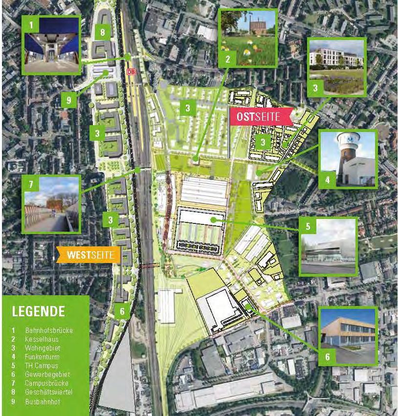 neue bahnstadt opladen eines der größten Stadtentwicklungsprojekte in NRW (Größe ca. 100 ha) Meilenstein für öffentliche und private Investitionen Ziele: 1.