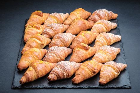 Croissants 20 Stück pro Karton gemischt mit jeweils 5 Stück Marillen-,