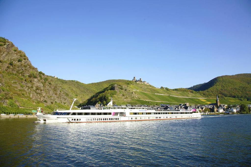 Tag: Bernkastel-Kues & Traben-Trarbach Heute genießen Sie erholsame Stunden an Bord Ihres Schiffes, bevor die Elegant Lady um 16:00 Uhr in Bernkastel-Kues fest macht.