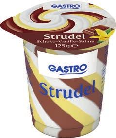 14551 Strudel Schoko-Vanilla-Sahne, 24 x 125 g/becher
