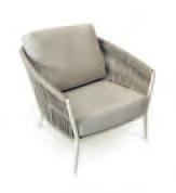 Sessel Bespannung fm-flat rope anthrazit / armchair