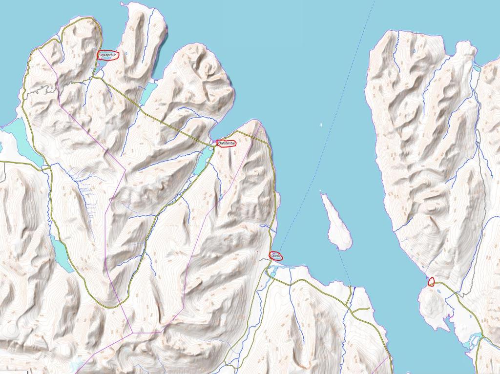 Rund um den Olafsfjord Ein Gipfel-Duett für einen Tag mit schönem Wetter, denn heute wollen wir gleich zwei lohnende Gipfel ins Tourenbuch reihen: Vom Barkarkolla (970m) fahren wir zum See im