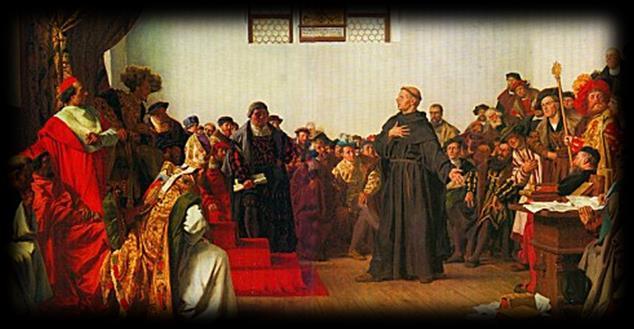 Die Reformation Weil die Anhänger Luthers gegen die Maßnahmen des Kaisers protestierten, wurden sie Prot genannt.